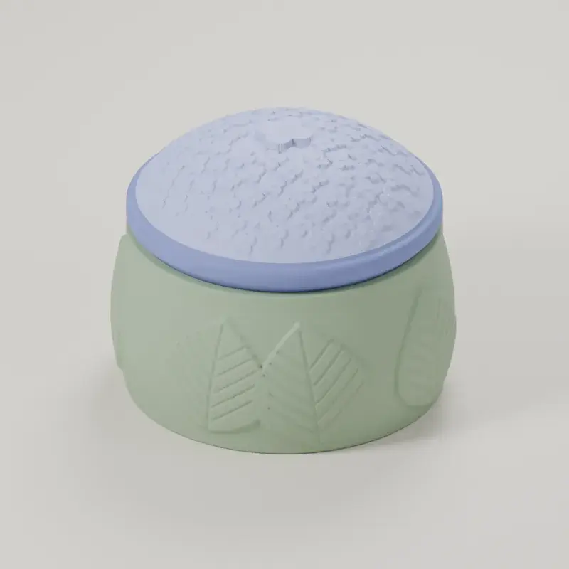 Render of the hydrangea box with its lid on