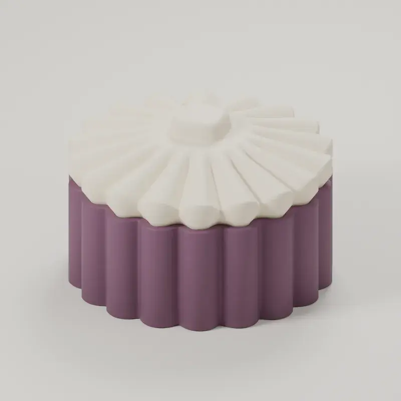 Render of the little memory box with its lid on