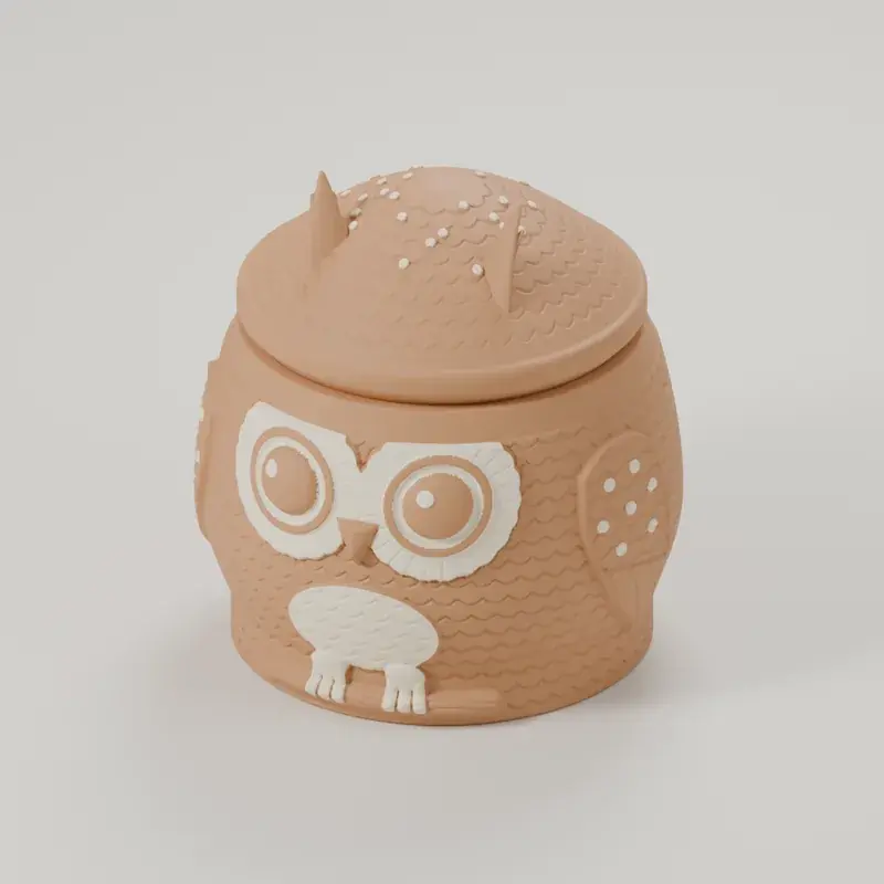 Render of the little owl box with its lid on
