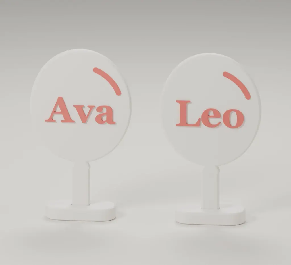 Render of the balloon place names