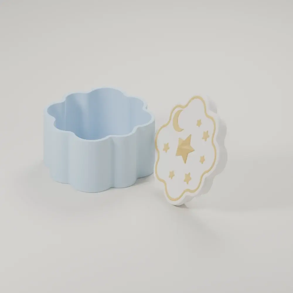 Render of the cloud and stars box