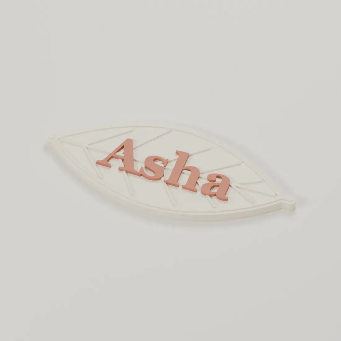 Render of the leaf place names