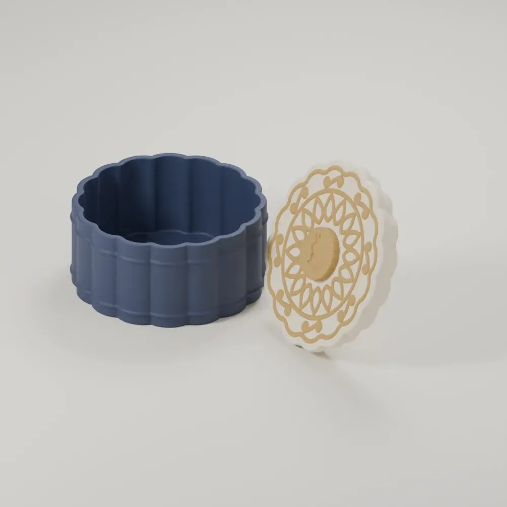 Render of the mooncake box