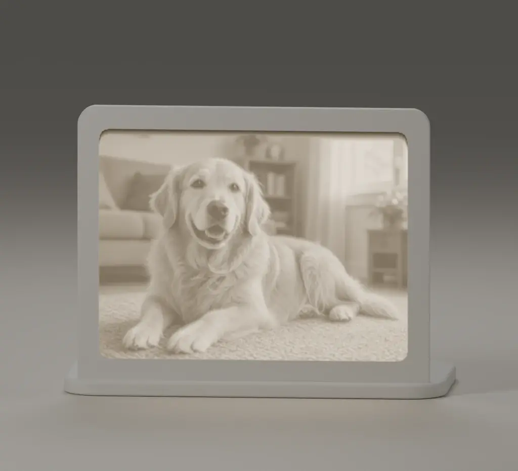 Render of the pet photo light