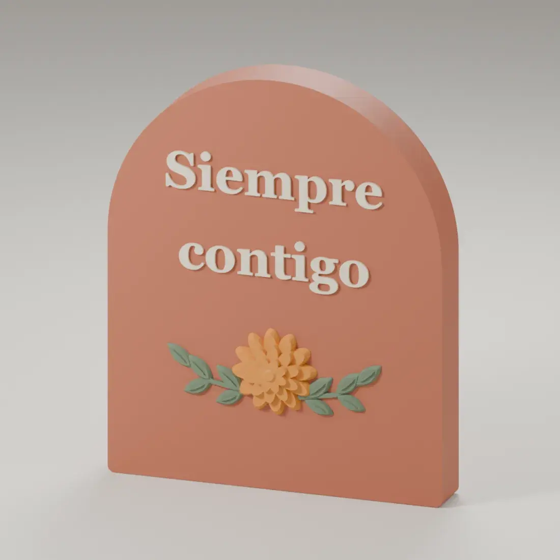 Render of the remembrance message