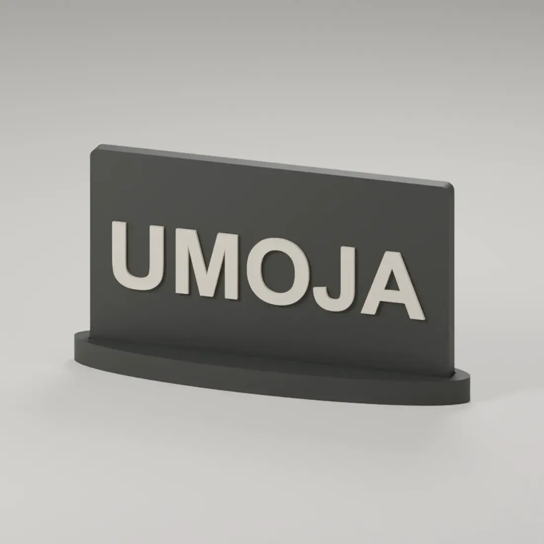 Render of the meaningful word display