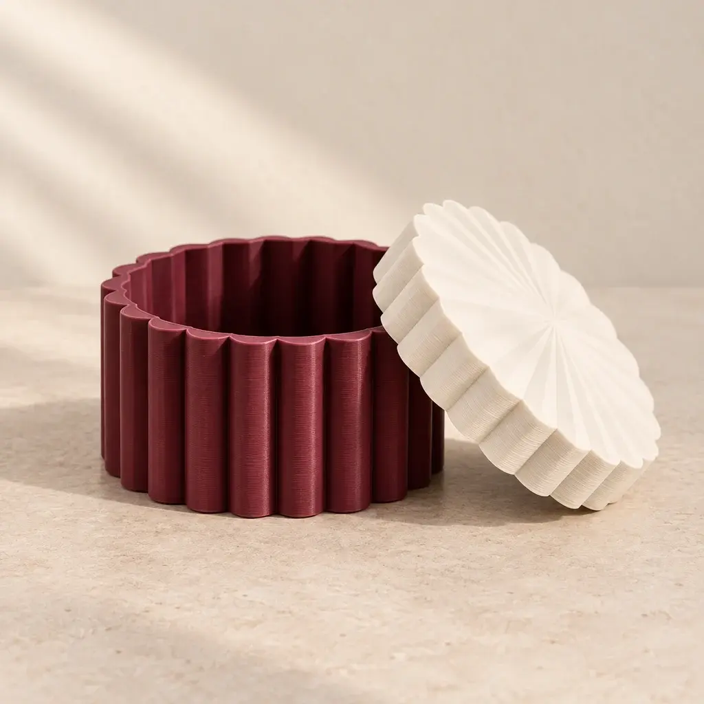 Winter keepsake box, shown in its collection palette.
