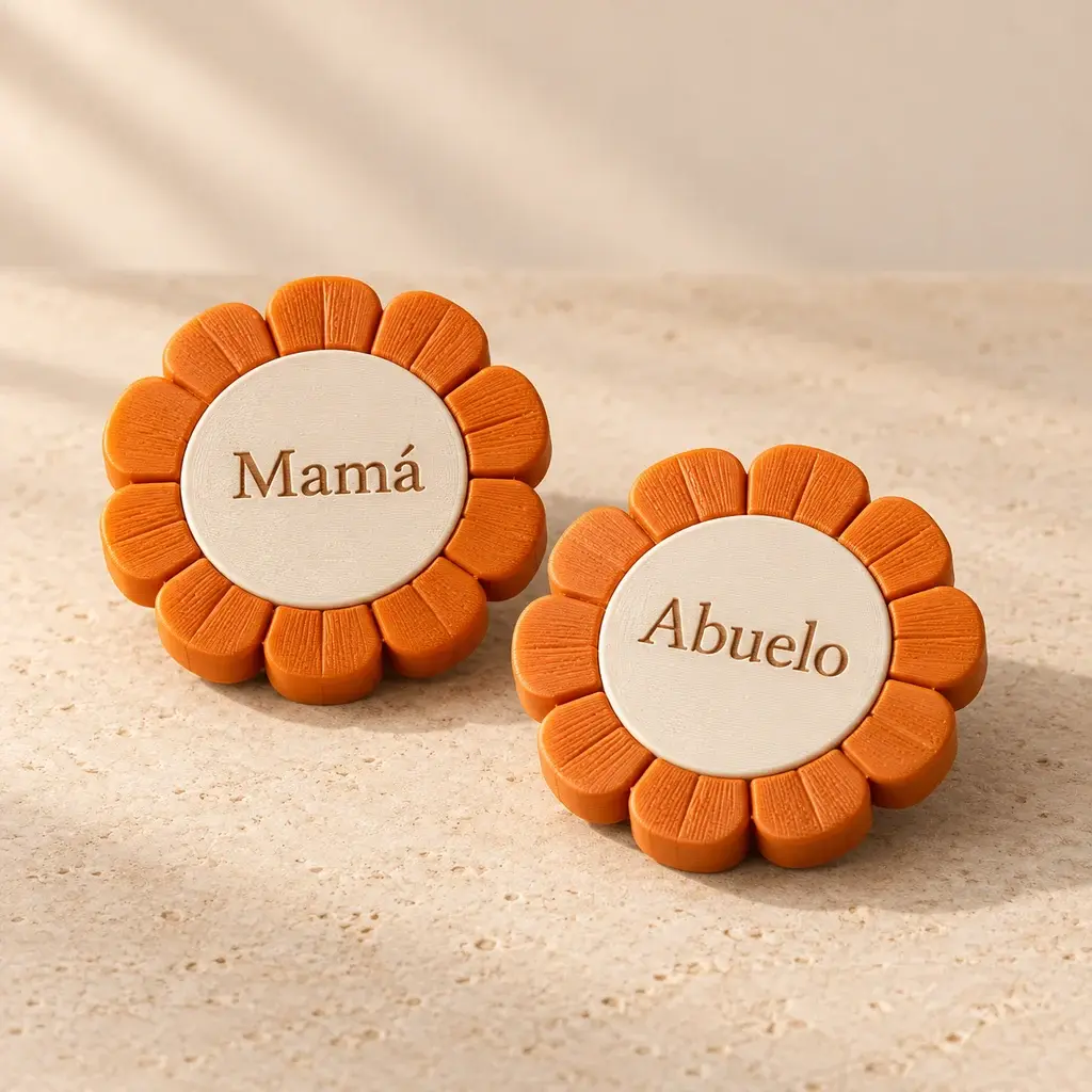 Remembrance medallions, shown in its collection palette.