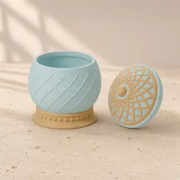 The jeweled egg box in Robin’s egg & gold