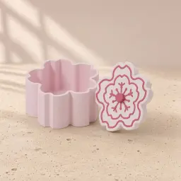 The cherry blossom box in Sakura pinks