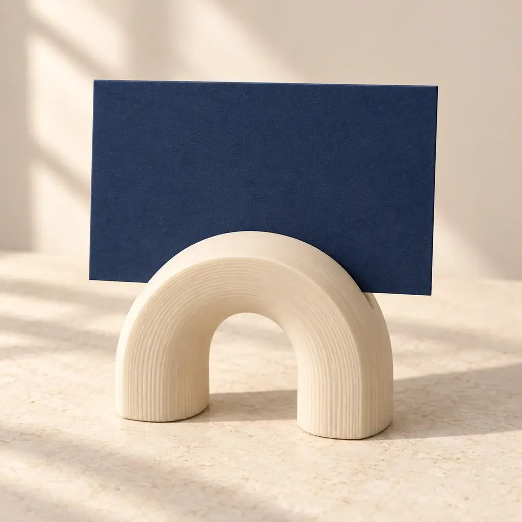 Arch card stand, shown in its collection palette.