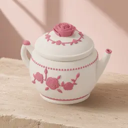 The rose teapot box in Porcelain & rose