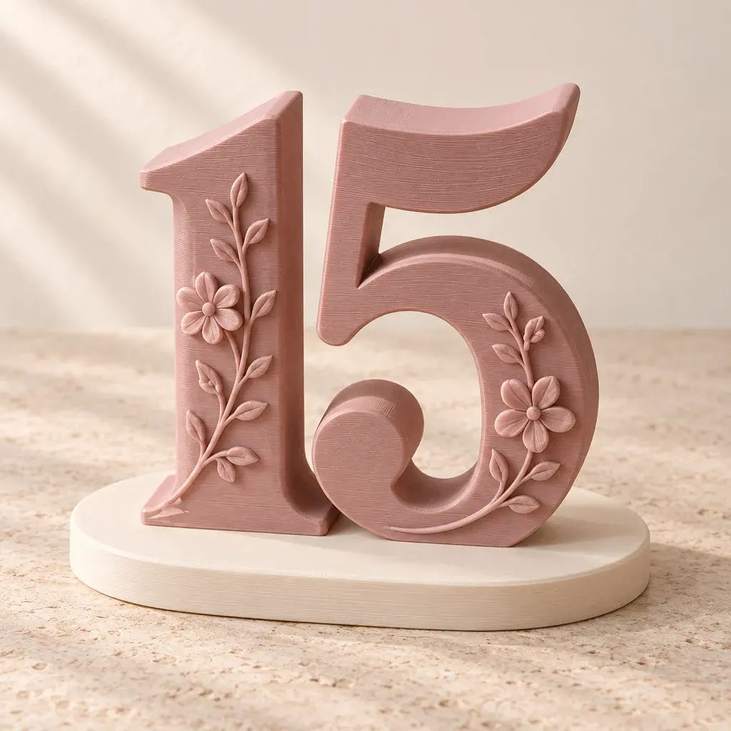 Floral fifteen, shown in its collection palette.