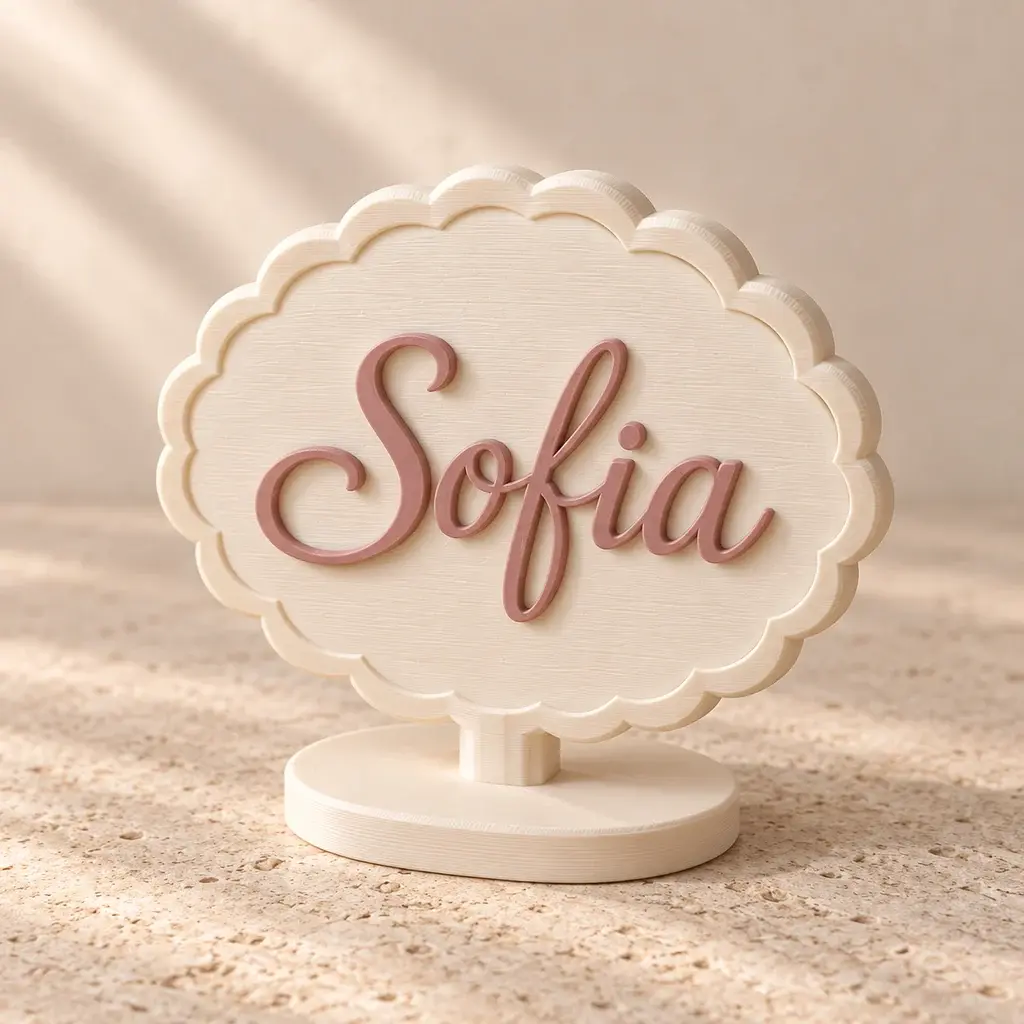 Scalloped name display, shown in its collection palette.