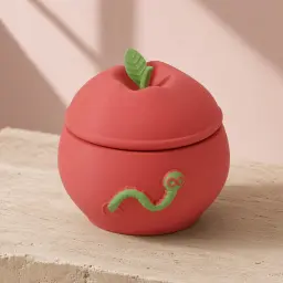 The teacher’s apple box in Apple red & leaf green