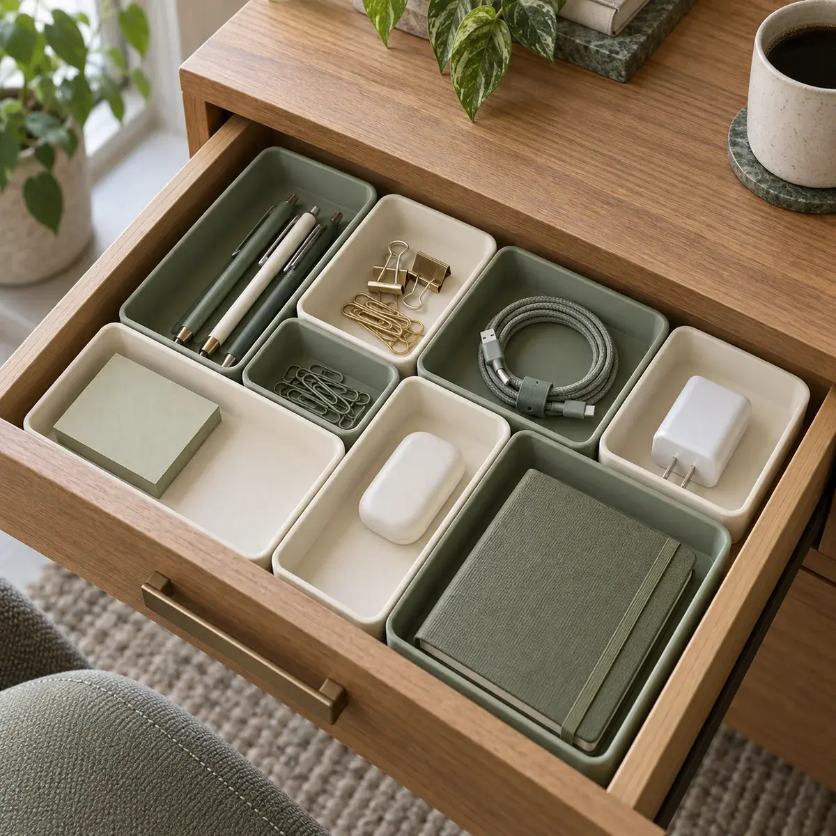 The modular drawer trays