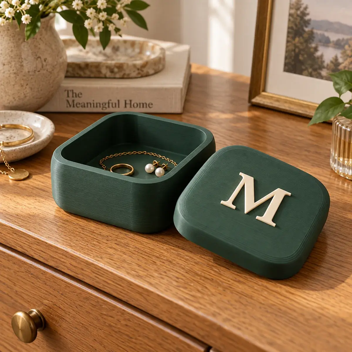 The monogram keepsake box