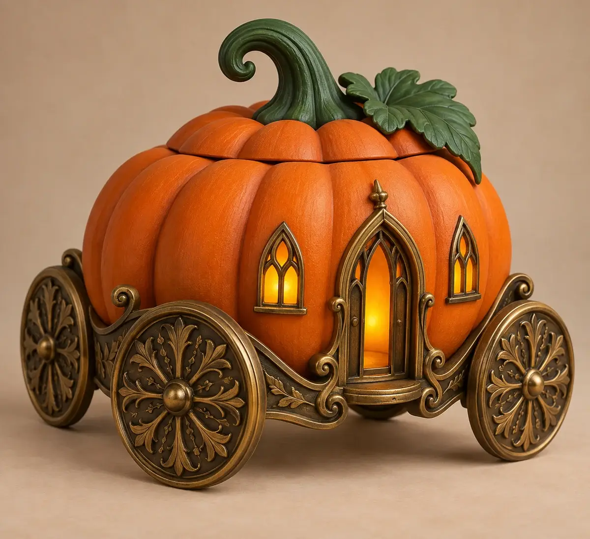 Original concept illustration for Pumpkin Carriage Lantern
