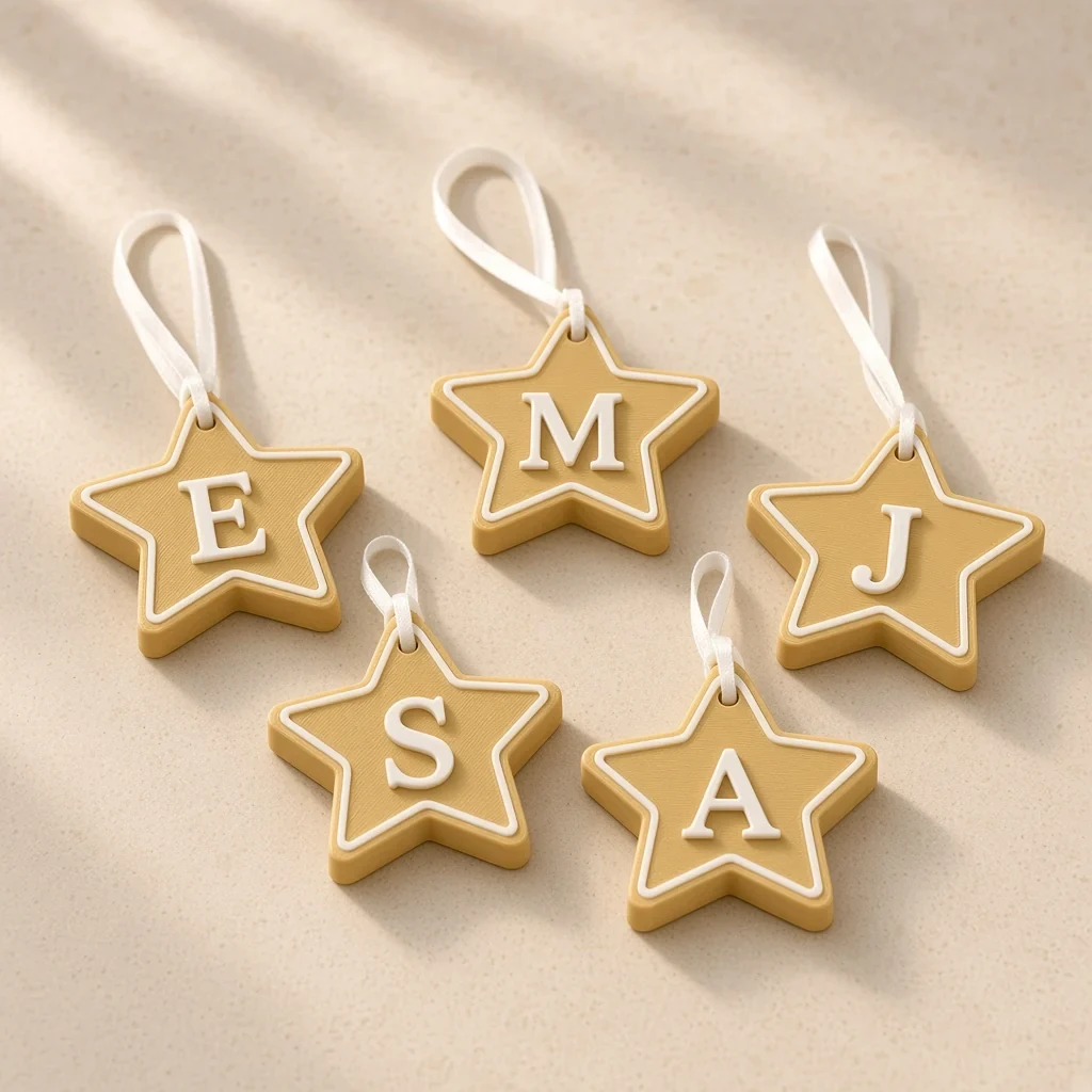 The little star keepsakes in Gold & white