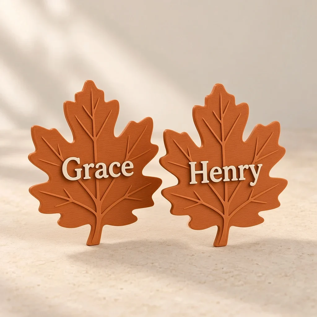 The autumn-leaf place names in Rust & ivory